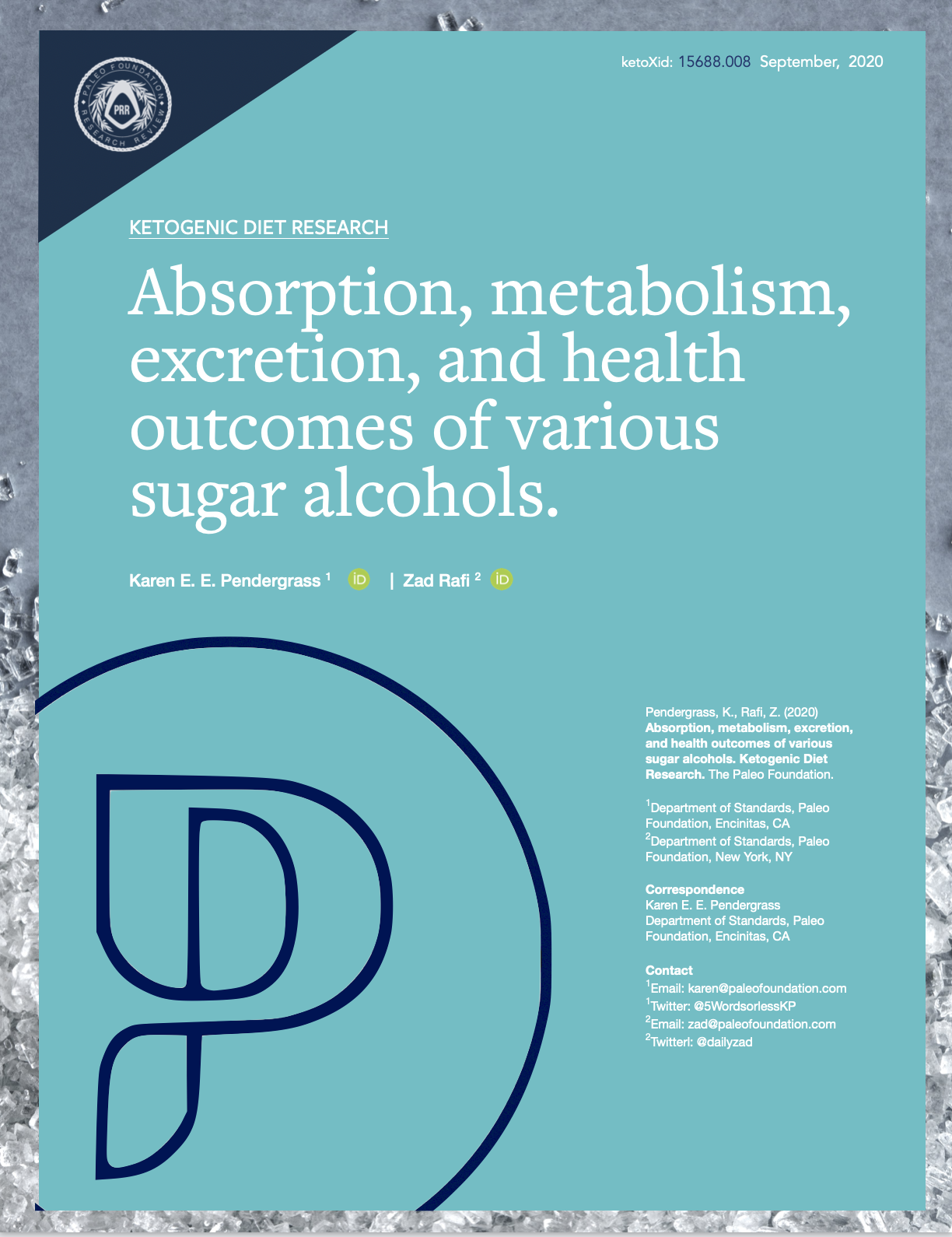 Absorption, metabolism, excretion, and health outcomes of sugar alcohols