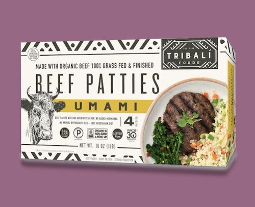 Umami beef patties Tribalí foods