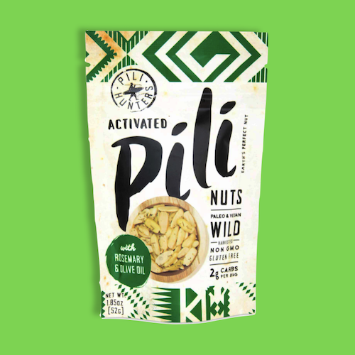 activated rosemary and olive oil pili nuts